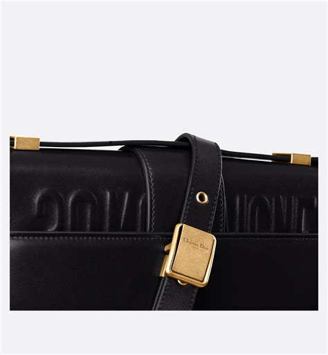 30 Montaigne Bag Black Box Calfskin 